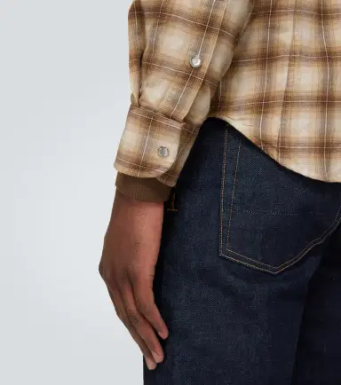 Tom Ford Checked cotton blend Oxford shirt | Thumbnail 2 Tom Ford Checked cotton blend Oxford shirt | Thumbnail 2