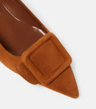 Manolo Blahnik Maysale suede ballet flats | Thumbnail 4 Manolo Blahnik Maysale suede ballet flats | Thumbnail 4