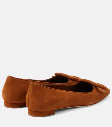 Manolo Blahnik Maysale suede ballet flats | Thumbnail 6 Manolo Blahnik Maysale suede ballet flats | Thumbnail 6