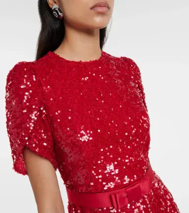 Erdem Bow-detail sequined maxi dress | Thumbnail 3 Erdem Bow-detail sequined maxi dress | Thumbnail 3