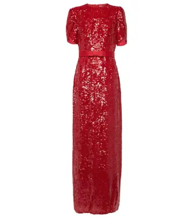 Erdem Bow-detail sequined maxi dress | Thumbnail 1 Erdem Bow-detail sequined maxi dress | Thumbnail 1