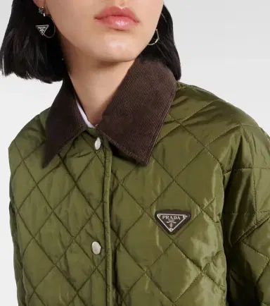 Prada Re-Nylon quilted jacket | Thumbnail 4 Prada Re-Nylon quilted jacket | Thumbnail 4