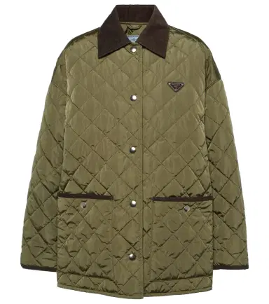 Prada Re-Nylon quilted jacket | Thumbnail 1 Prada Re-Nylon quilted jacket | Thumbnail 1