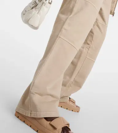 Prada High-rise cotton sweatpants | Thumbnail 3 Prada High-rise cotton sweatpants | Thumbnail 3