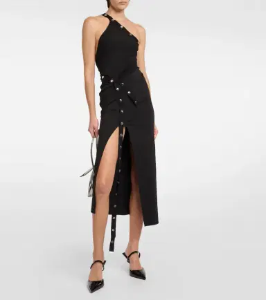 The Attico Embellished jersey midi dress | Thumbnail 5 The Attico Embellished jersey midi dress | Thumbnail 5