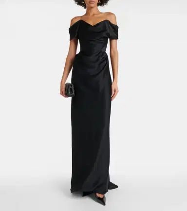 Vivienne Westwood Nova Cocotte crêpe satin gown | Thumbnail 4 Vivienne Westwood Nova Cocotte crêpe satin gown | Thumbnail 4