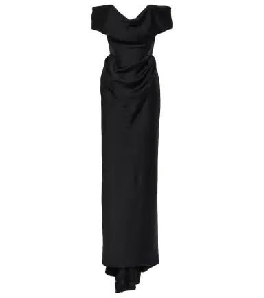 Vivienne Westwood Nova Cocotte crêpe satin gown | Thumbnail 1 Vivienne Westwood Nova Cocotte crêpe satin gown | Thumbnail 1