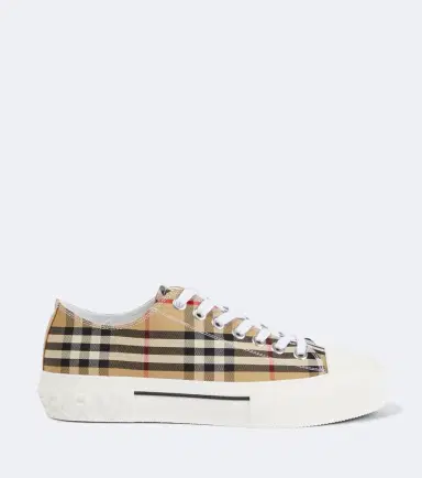 Burberry Check canvas sneakers | Thumbnail 4 Burberry Check canvas sneakers | Thumbnail 4