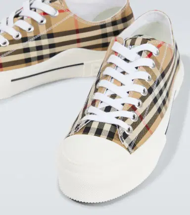 Burberry Check canvas sneakers | Thumbnail 5 Burberry Check canvas sneakers | Thumbnail 5