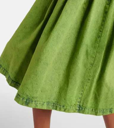 Marni Pleated denim midi skirt | Thumbnail 5 Marni Pleated denim midi skirt | Thumbnail 5