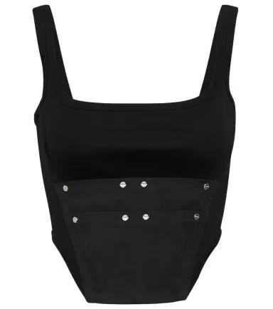 Dion Lee Workwear cotton corset top | Thumbnail 1 Dion Lee Workwear cotton corset top | Thumbnail 1