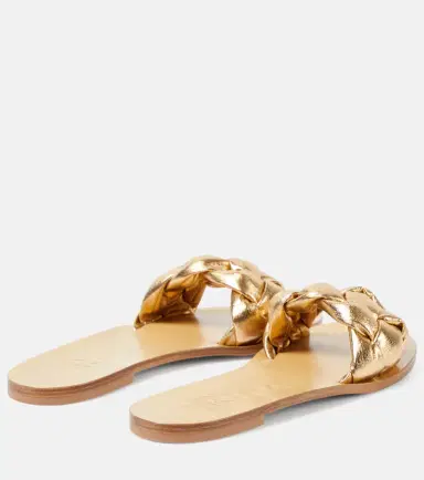 Souliers Martinez Pelota braided leather slides | Thumbnail 2 Souliers Martinez Pelota braided leather slides | Thumbnail 2