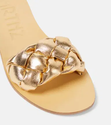 Souliers Martinez Pelota braided leather slides | Thumbnail 4 Souliers Martinez Pelota braided leather slides | Thumbnail 4