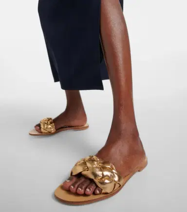 Souliers Martinez Pelota braided leather slides | Thumbnail 5 Souliers Martinez Pelota braided leather slides | Thumbnail 5