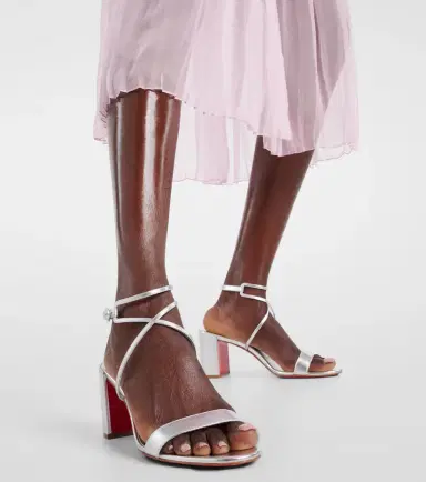 Christian Louboutin Choca Girl 70 metallic leather sandals | Thumbnail 6 Christian Louboutin Choca Girl 70 metallic leather sandals | Thumbnail 6