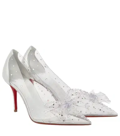 Christian Louboutin Jelly Strass 80 embellished PVC pumps | Thumbnail 1 Christian Louboutin Jelly Strass 80 embellished PVC pumps | Thumbnail 1