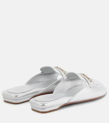 Christian Louboutin Miss MJ metallic leather mules | Thumbnail 2 Christian Louboutin Miss MJ metallic leather mules | Thumbnail 2