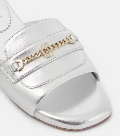 Christian Louboutin Miss MJ metallic leather mules | Thumbnail 4 Christian Louboutin Miss MJ metallic leather mules | Thumbnail 4