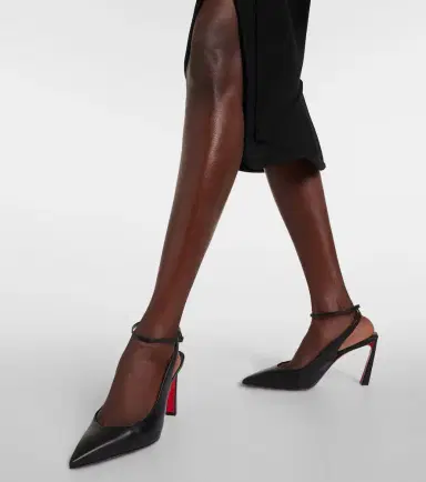 Christian Louboutin Condora 85 leather slingback pumps | Thumbnail 4 Christian Louboutin Condora 85 leather slingback pumps | Thumbnail 4