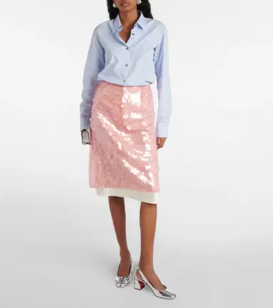 Christian Louboutin So Jane Sling metallic leather slingback pumps | Thumbnail 5 Christian Louboutin So Jane Sling metallic leather slingback pumps | Thumbnail 5