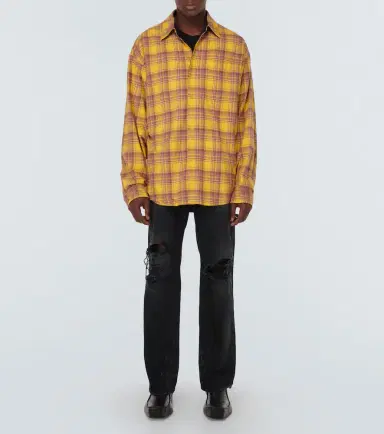 Balenciaga Reversible checked cotton shirt | Thumbnail 3 Balenciaga Reversible checked cotton shirt | Thumbnail 3