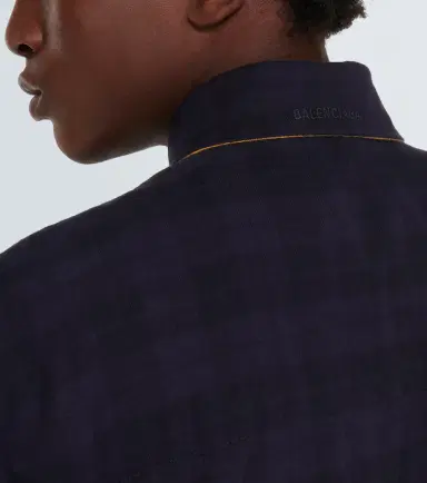 Balenciaga Reversible checked cotton shirt | Thumbnail 4 Balenciaga Reversible checked cotton shirt | Thumbnail 4