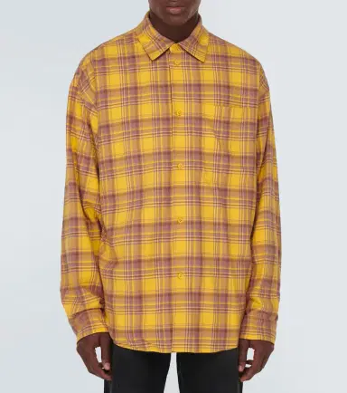 Balenciaga Reversible checked cotton shirt | Thumbnail 5 Balenciaga Reversible checked cotton shirt | Thumbnail 5