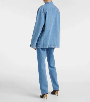 Blazé Milano Blazé Milano Sahariana oversized denim jacket | Thumbnail 3 Blazé Milano Blazé Milano Sahariana oversized denim jacket | Thumbnail 3