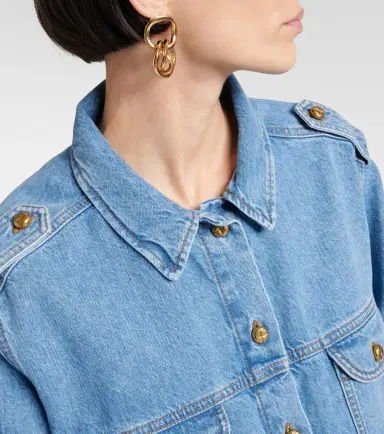 Blazé Milano Blazé Milano Sahariana oversized denim jacket | Thumbnail 4 Blazé Milano Blazé Milano Sahariana oversized denim jacket | Thumbnail 4