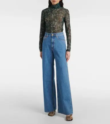 Blazé Milano Blazé Milano Java high-rise wide-leg jeans | Thumbnail 5 Blazé Milano Blazé Milano Java high-rise wide-leg jeans | Thumbnail 5