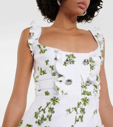 Giambattista Valli Embroidered bouclé minidress | Thumbnail 2 Giambattista Valli Embroidered bouclé minidress | Thumbnail 2