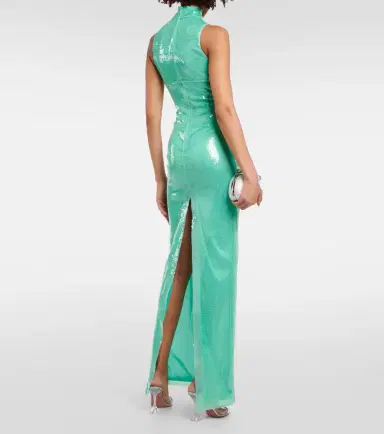 David Koma Halterneck sequined gown | Thumbnail 2 David Koma Halterneck sequined gown | Thumbnail 2