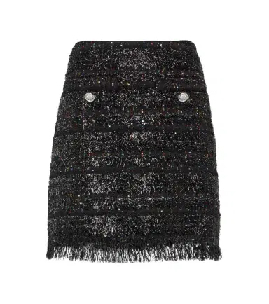 Giambattista Valli Sequined tweed miniskirt | Thumbnail 1 Giambattista Valli Sequined tweed miniskirt | Thumbnail 1