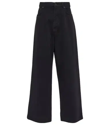 Balenciaga Mid-rise wide-leg jeans | Thumbnail 1 Balenciaga Mid-rise wide-leg jeans | Thumbnail 1