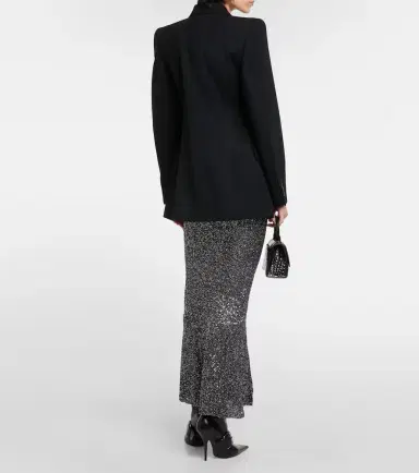 Balenciaga Hourglass wool blazer | Thumbnail 2 Balenciaga Hourglass wool blazer | Thumbnail 2