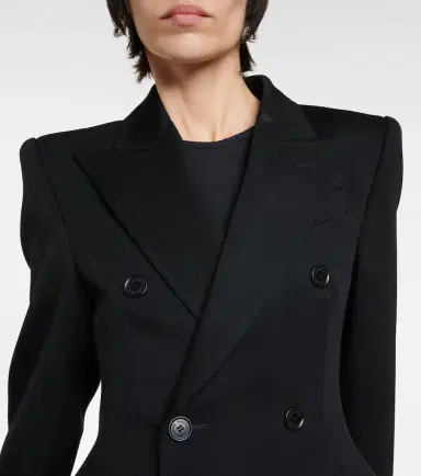 Balenciaga Hourglass wool blazer | Thumbnail 4 Balenciaga Hourglass wool blazer | Thumbnail 4