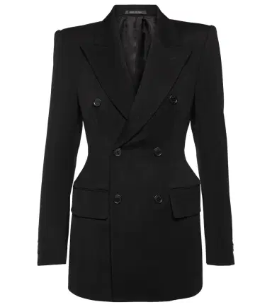 Balenciaga Hourglass wool blazer | Thumbnail 1 Balenciaga Hourglass wool blazer | Thumbnail 1