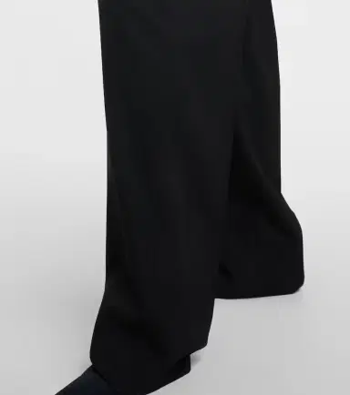 Balenciaga Mid-rise wool wide-leg pants | Thumbnail 4 Balenciaga Mid-rise wool wide-leg pants | Thumbnail 4
