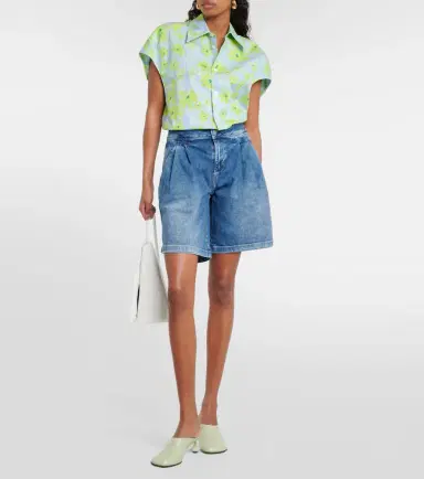 AG Jeans High-rise denim shorts | Thumbnail 3 AG Jeans High-rise denim shorts | Thumbnail 3
