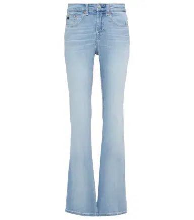 AG Jeans Embroidered flared jeans | Thumbnail 1 AG Jeans Embroidered flared jeans | Thumbnail 1