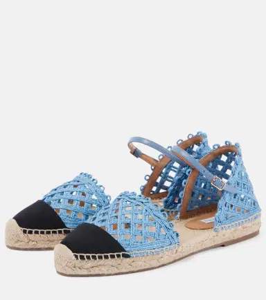 Aquazzura Sunburst raffia espadrille sandals | Thumbnail 2 Aquazzura Sunburst raffia espadrille sandals | Thumbnail 2