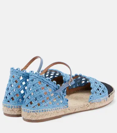Aquazzura Sunburst raffia espadrille sandals | Thumbnail 4 Aquazzura Sunburst raffia espadrille sandals | Thumbnail 4