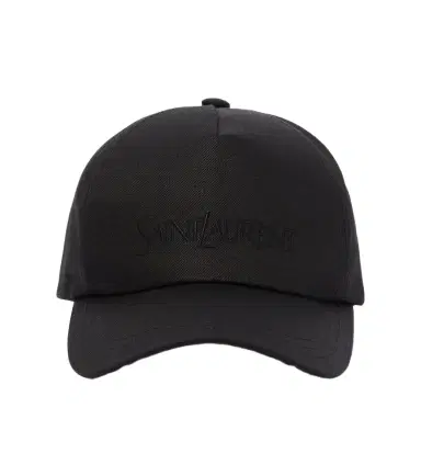 Saint Laurent Logo gabardine baseball cap | Thumbnail 1 Saint Laurent Logo gabardine baseball cap | Thumbnail 1