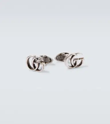 Gucci GG sterling silver cufflinks | Thumbnail 2 Gucci GG sterling silver cufflinks | Thumbnail 2