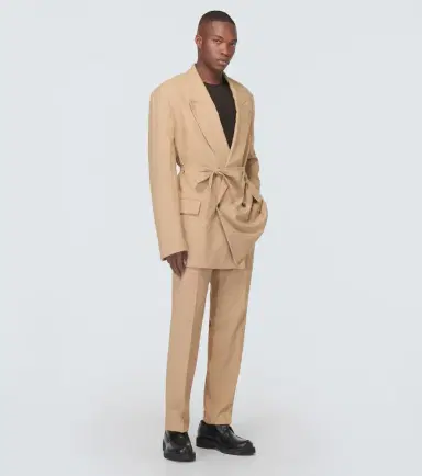 Dries Van Noten Bishop Bis belted blazer | Thumbnail 2 Dries Van Noten Bishop Bis belted blazer | Thumbnail 2