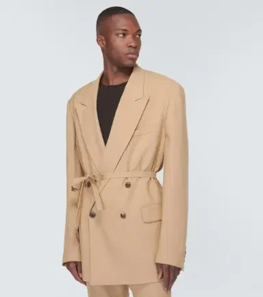 Dries Van Noten Bishop Bis belted blazer | Thumbnail 3 Dries Van Noten Bishop Bis belted blazer | Thumbnail 3