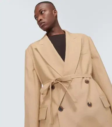 Dries Van Noten Bishop Bis belted blazer | Thumbnail 6 Dries Van Noten Bishop Bis belted blazer | Thumbnail 6
