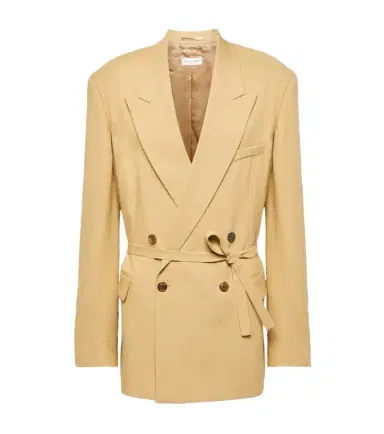 Dries Van Noten Bishop Bis belted blazer | Thumbnail 1 Dries Van Noten Bishop Bis belted blazer | Thumbnail 1