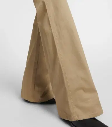 Nili Lotan Quentin high-rise cotton flared pants | Thumbnail 4 Nili Lotan Quentin high-rise cotton flared pants | Thumbnail 4