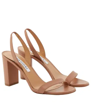 Aquazzura So Nude leather slingback sandals | Thumbnail 1 Aquazzura So Nude leather slingback sandals | Thumbnail 1